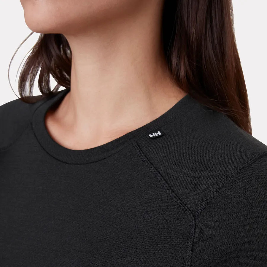 Women's LIFA® Merino Midweight Crew Base Layer | Helly Hansen | Portwest - The Outdoor Shop