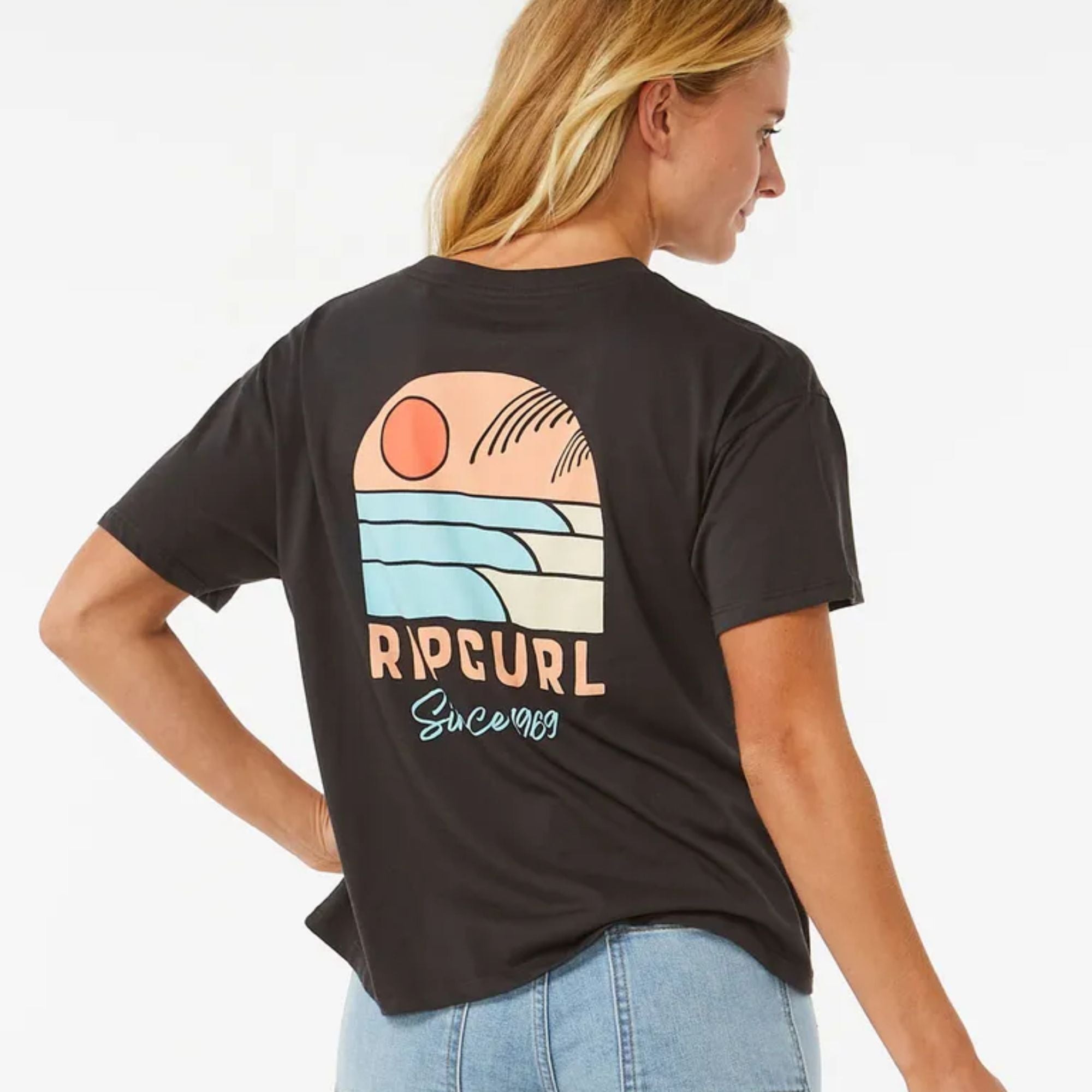 Ripcurl Women's Line Up Relaxed Tee | RIPCURL | Portwest - The Outdoor Shop
