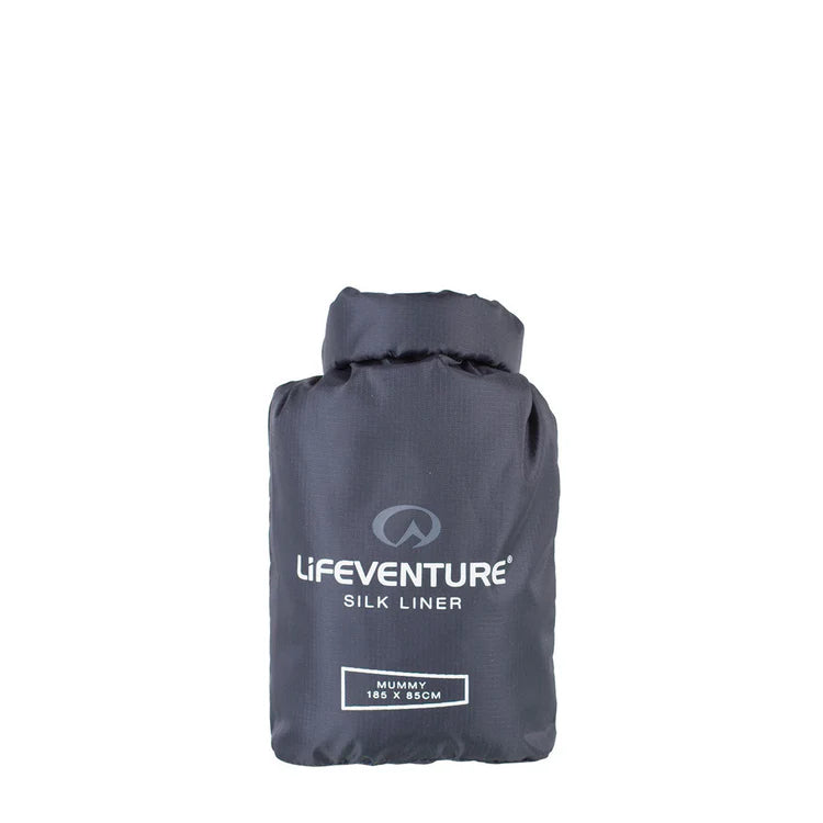 Silk Sleeping Bag Liner - Mummy | LifeVenture | Portwest - The Outdoor Shop