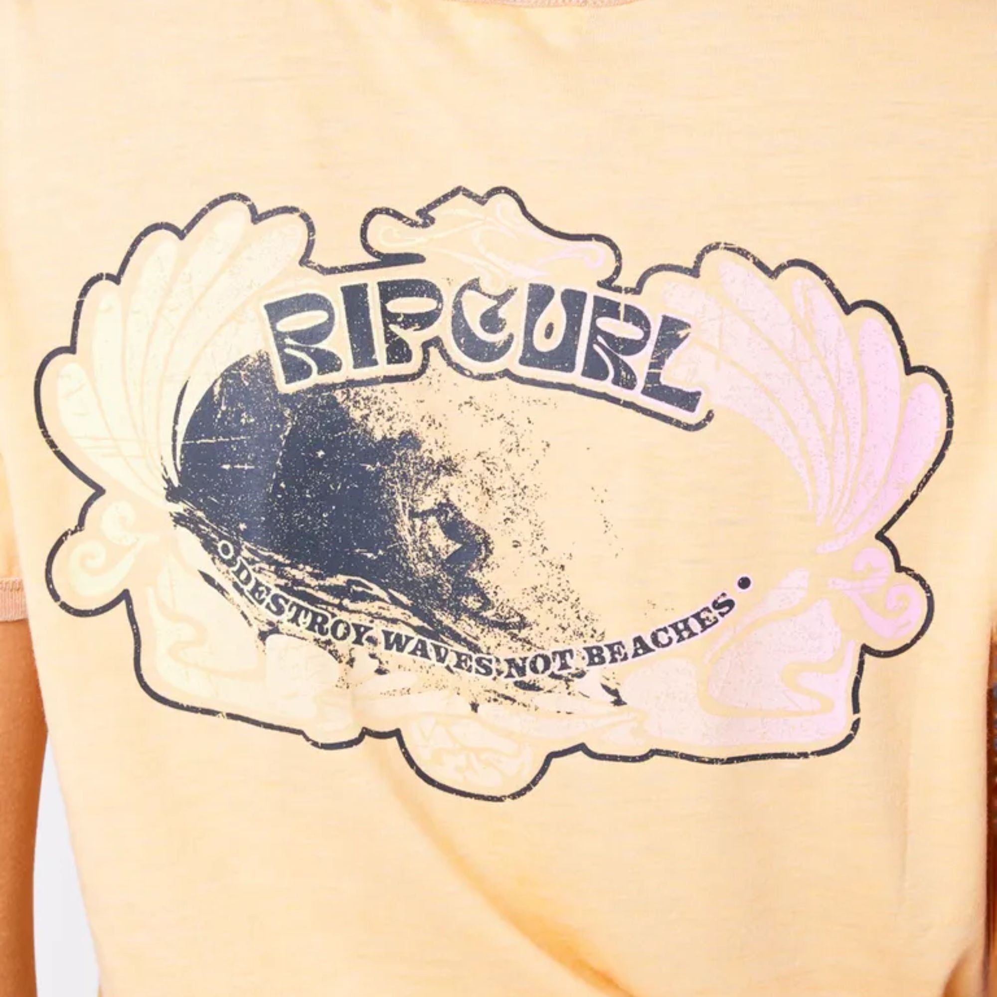 Ripcurl Women's Ringer Neon Short Sleeve Tee | RIPCURL | Portwest - The Outdoor Shop