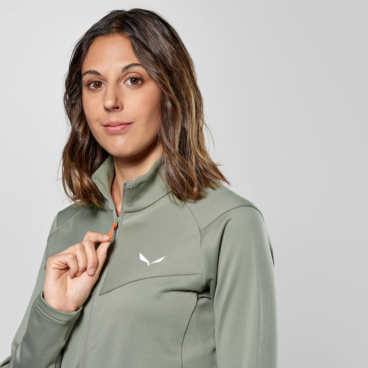 Women's  Puez Cammino Polarlite Half Zip Jacket | Salewa | Portwest - The Outdoor Shop