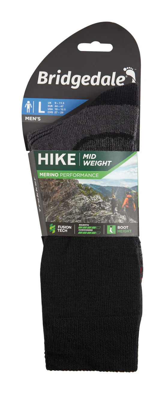 Bridgedale Men's Hike Midweight Merino Performance Boot | Bridgedale | Portwest - The Outdoor Shop