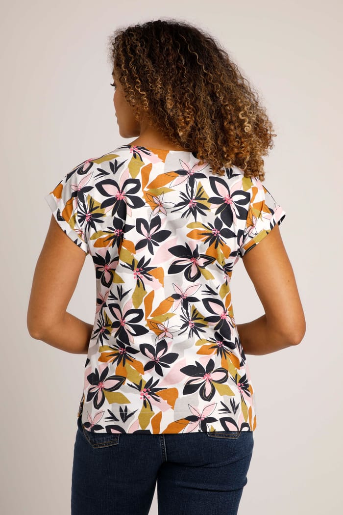 Weird Fish Womens Paw Paw Organic Printed Jersey | Weird Fish | Portwest - The Outdoor Shop