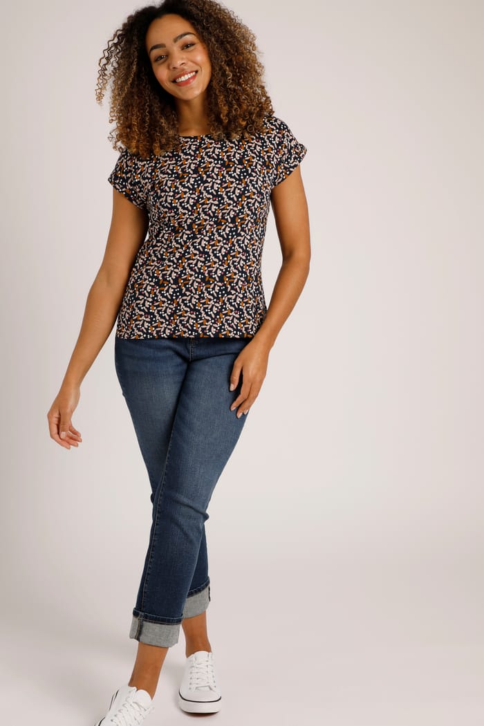Weird Fish Womens Paw Paw Organic Printed Jersey | Weird Fish | Portwest - The Outdoor Shop