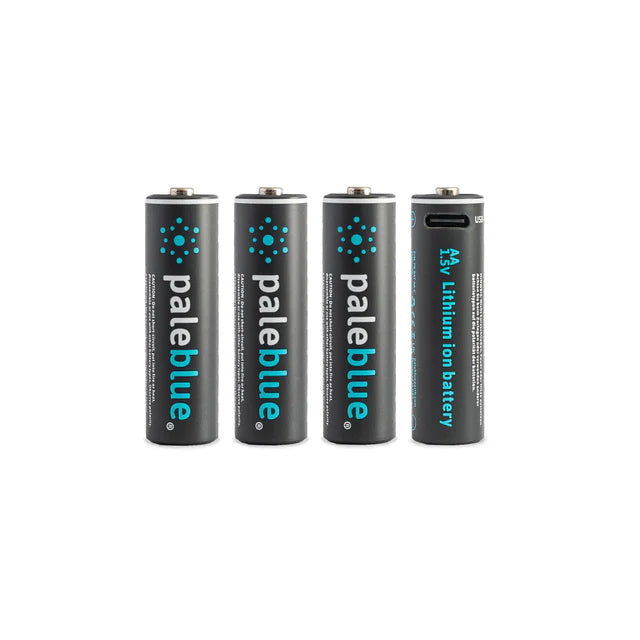 AA USB-C Rechargeable Batteries | PALE BLUE | Portwest - The Outdoor Shop