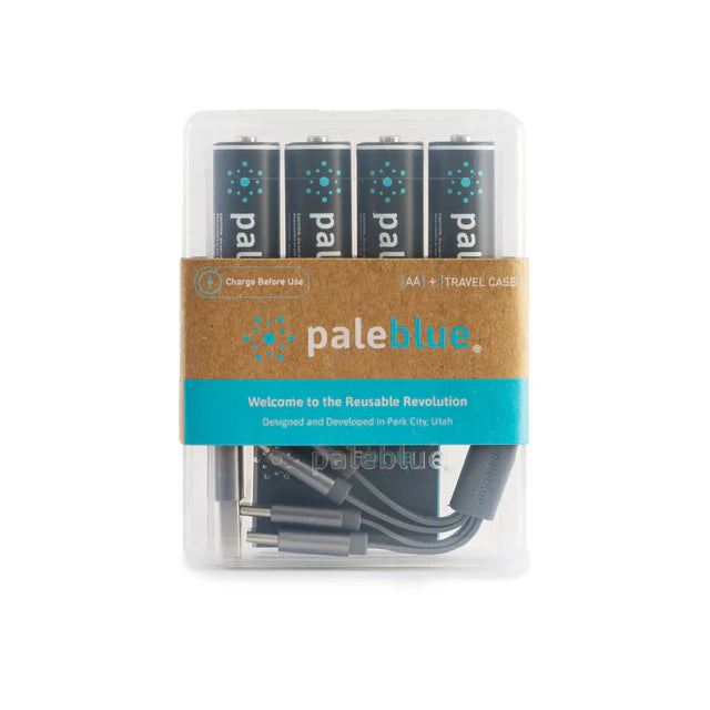 AA USB-C Rechargeable Batteries | PALE BLUE | Portwest - The Outdoor Shop