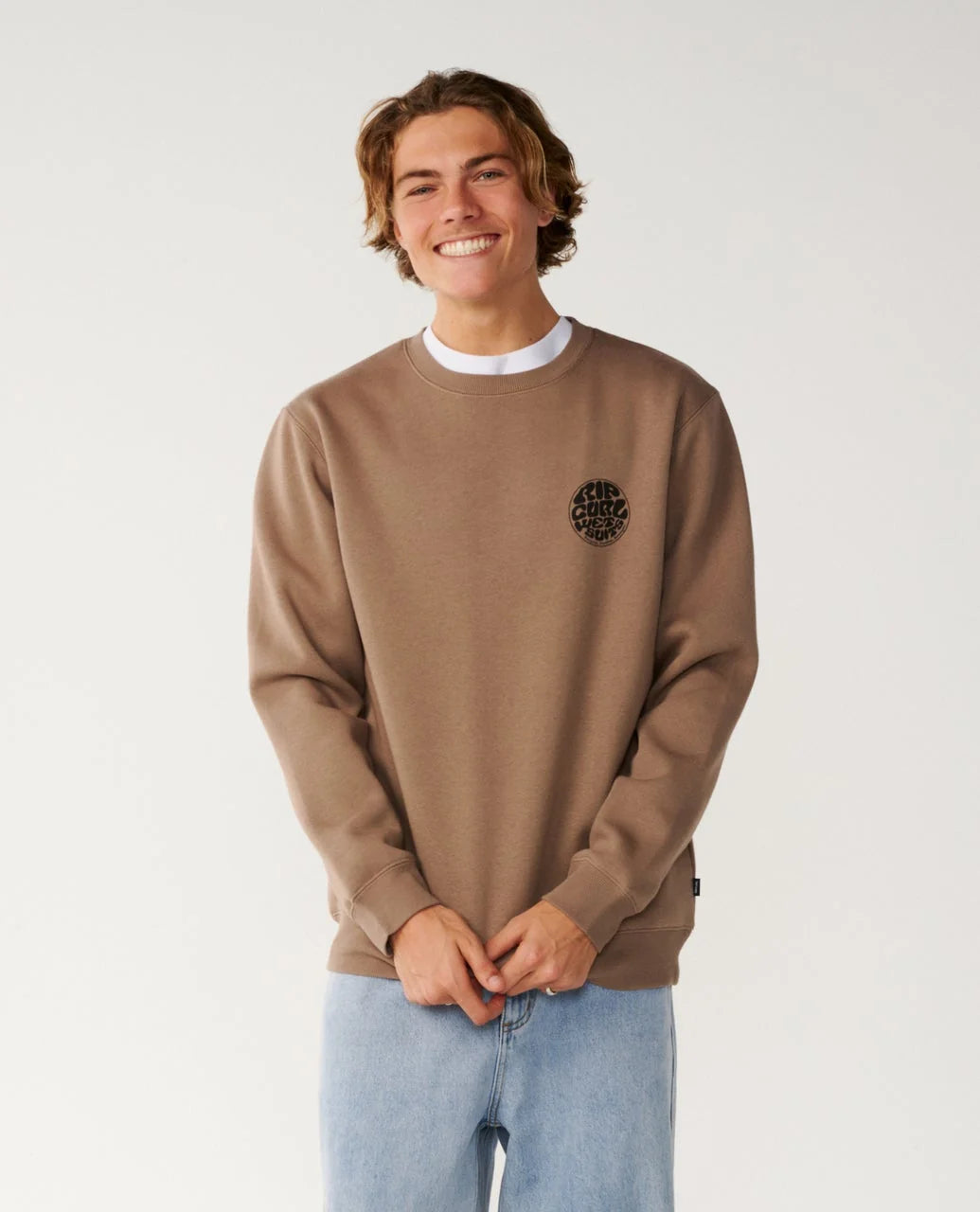 Rip Curl Men's Wettie Icon Crew Sweatshirt