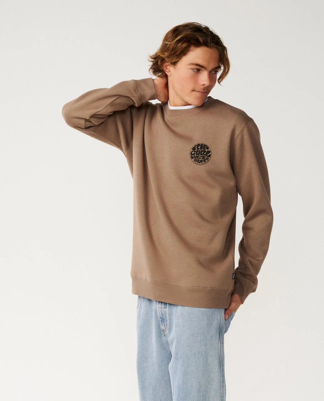 Rip Curl Men's Wettie Icon Crew Sweatshirt