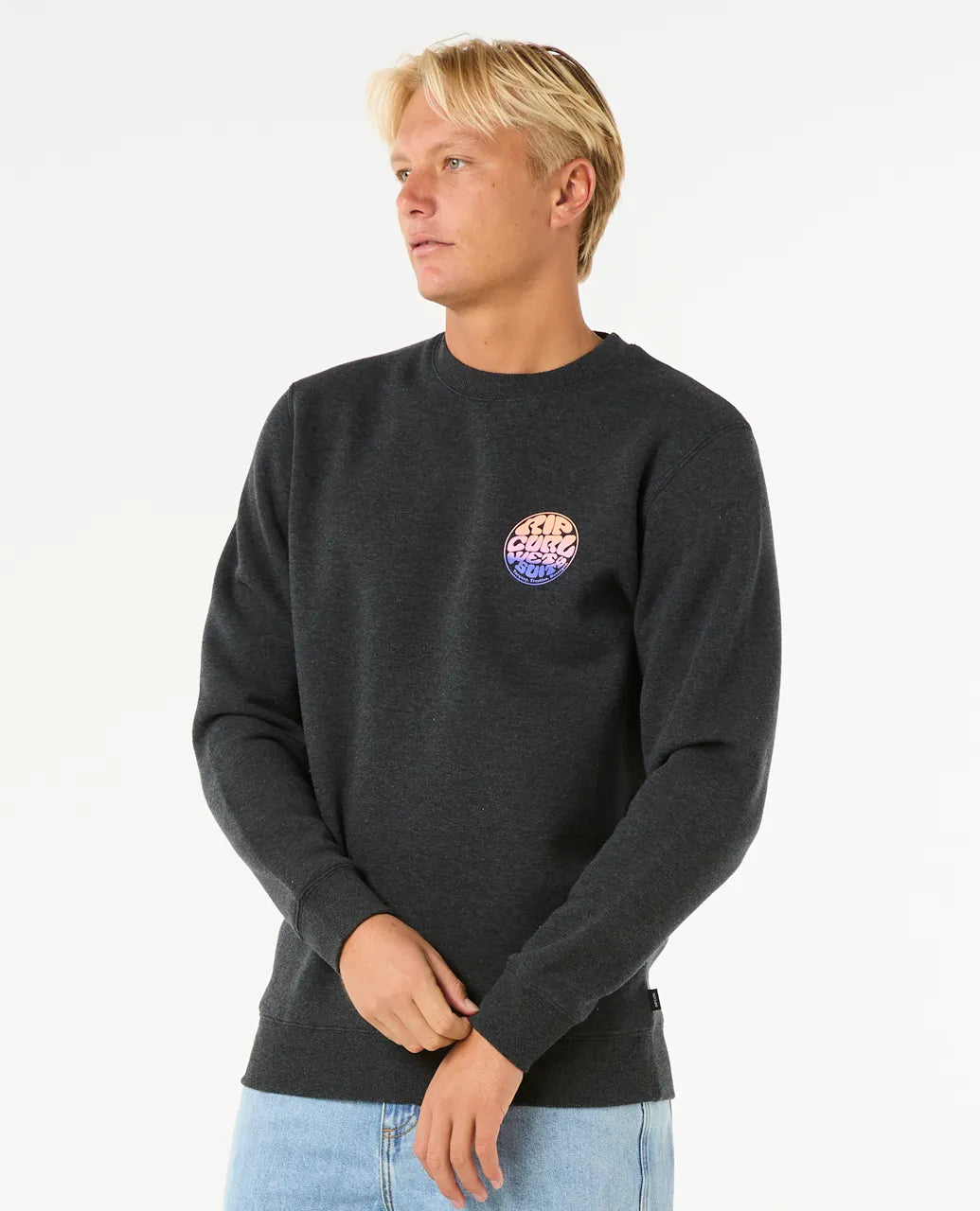 Rip Curl Wetsuit Icon Crew Fleece Jumper | Rip Curl | Portwest - The Outdoor Shop