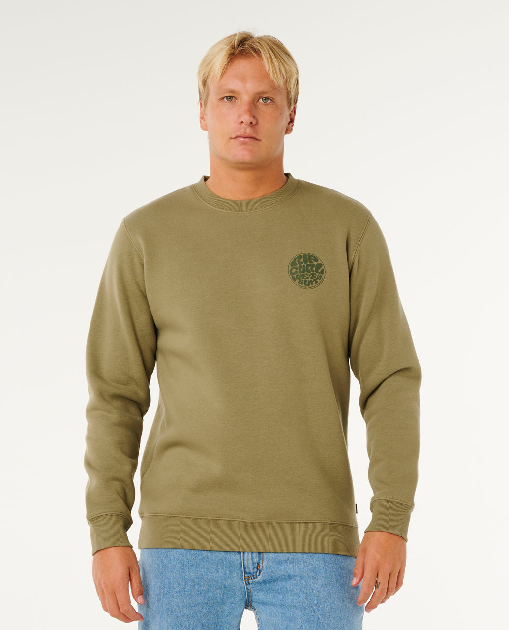 Rip Curl Wetsuit Icon Crew Fleece Jumper | Rip Curl | Portwest - The Outdoor Shop