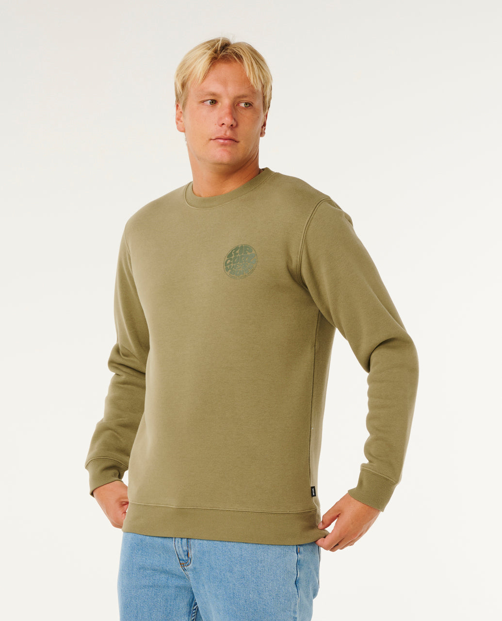 Rip Curl Wetsuit Icon Crew Fleece Jumper | Rip Curl | Portwest - The Outdoor Shop