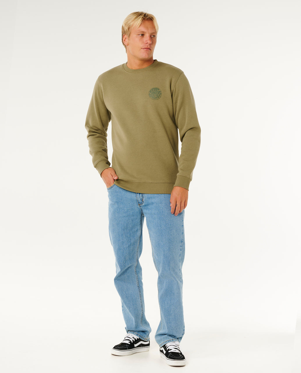 Rip Curl Wetsuit Icon Crew Fleece Jumper | Rip Curl | Portwest - The Outdoor Shop