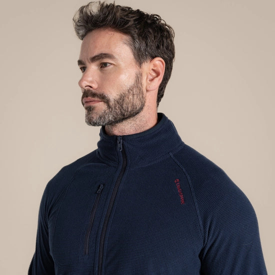 Craghoppers Men's NosiLife Bromsgrove Golf Full Zip Fleece | Craghoppers | Portwest - The Outdoor Shop