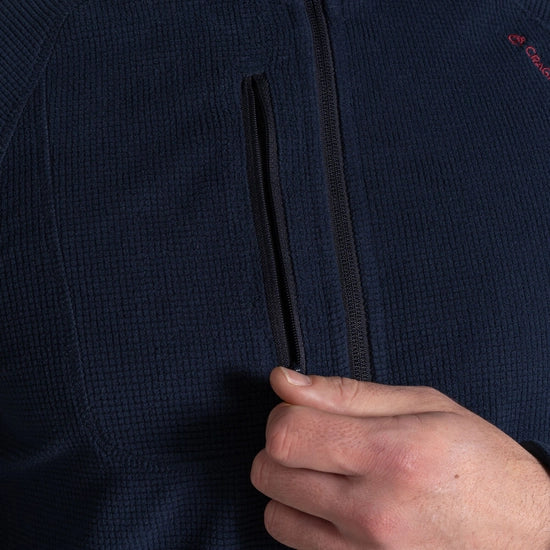 Craghoppers Men's NosiLife Bromsgrove Golf Full Zip Fleece | Craghoppers | Portwest - The Outdoor Shop