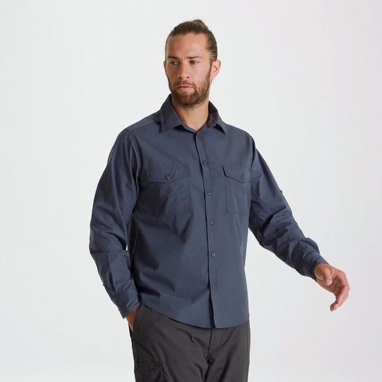 Craghoppers Mens Kiwi Long Sleeved Shirt Portwest The Outdoor Shop