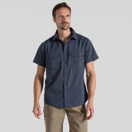 Craghopper Mens Kiwi Short Sleeved Shirt Portwest The Outdoor Shop