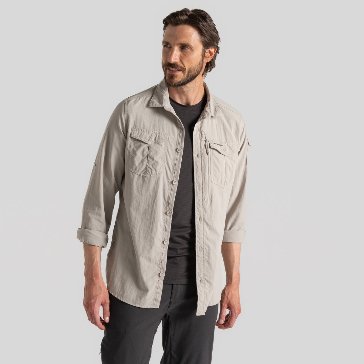 Men's NosiLife Adventure Long Sleeved Shirt III | Craghoppers | Portwest - The Outdoor Shop