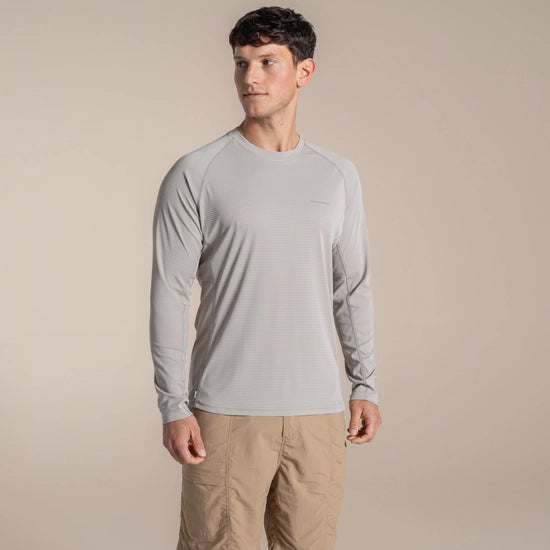 Craghoppers Men's NosiLife SolarShield+ Long Sleeved T-Shirt | Craghoppers | Portwest - The Outdoor Shop