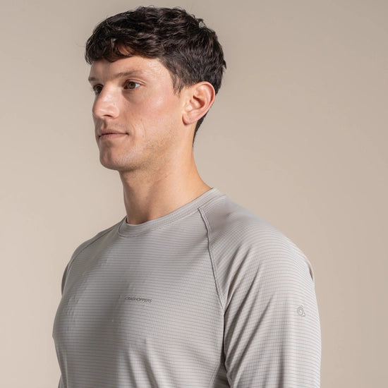 Craghoppers Men's NosiLife SolarShield+ Long Sleeved T-Shirt | Craghoppers | Portwest - The Outdoor Shop