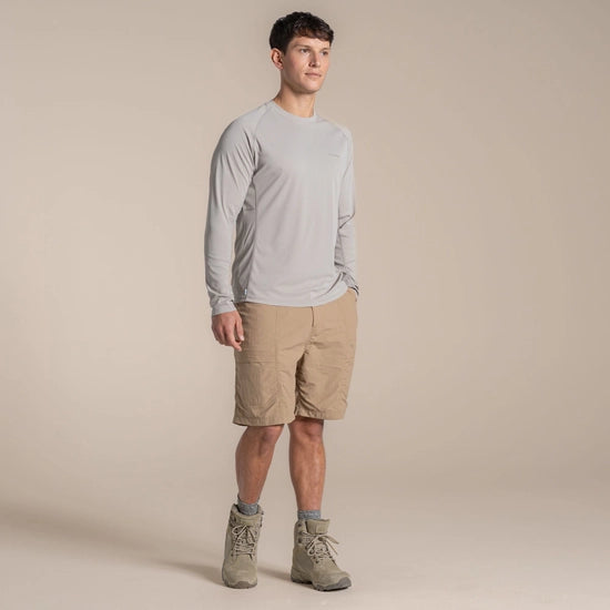 Craghoppers Men's NosiLife SolarShield+ Long Sleeved T-Shirt | Craghoppers | Portwest - The Outdoor Shop