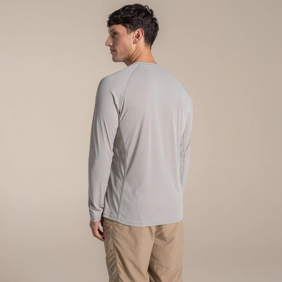 Craghoppers Men's NosiLife SolarShield+ Long Sleeved T-Shirt | Craghoppers | Portwest - The Outdoor Shop