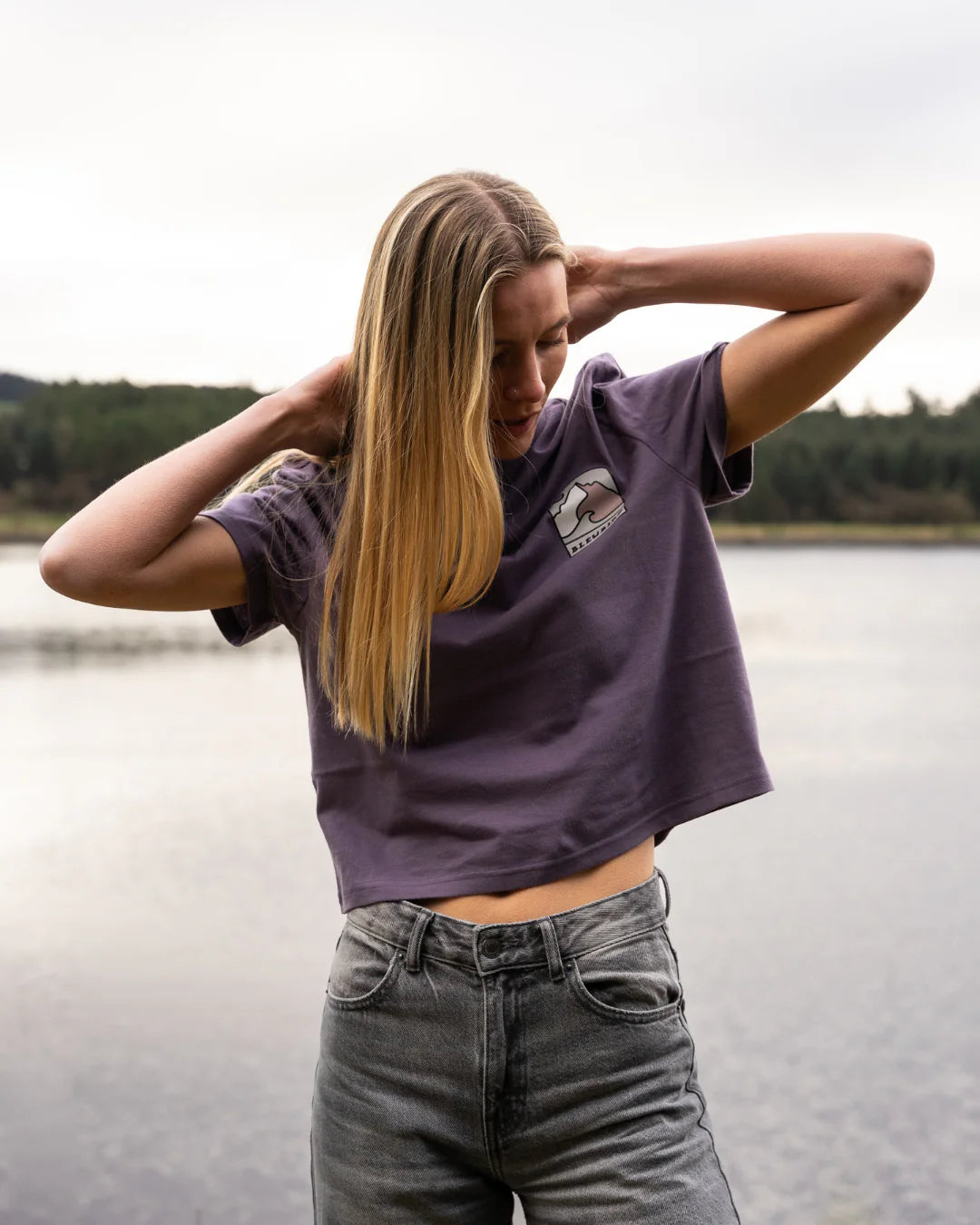 Women's Escape Cropped Tee | Bleubird | Portwest - The Outdoor Shop