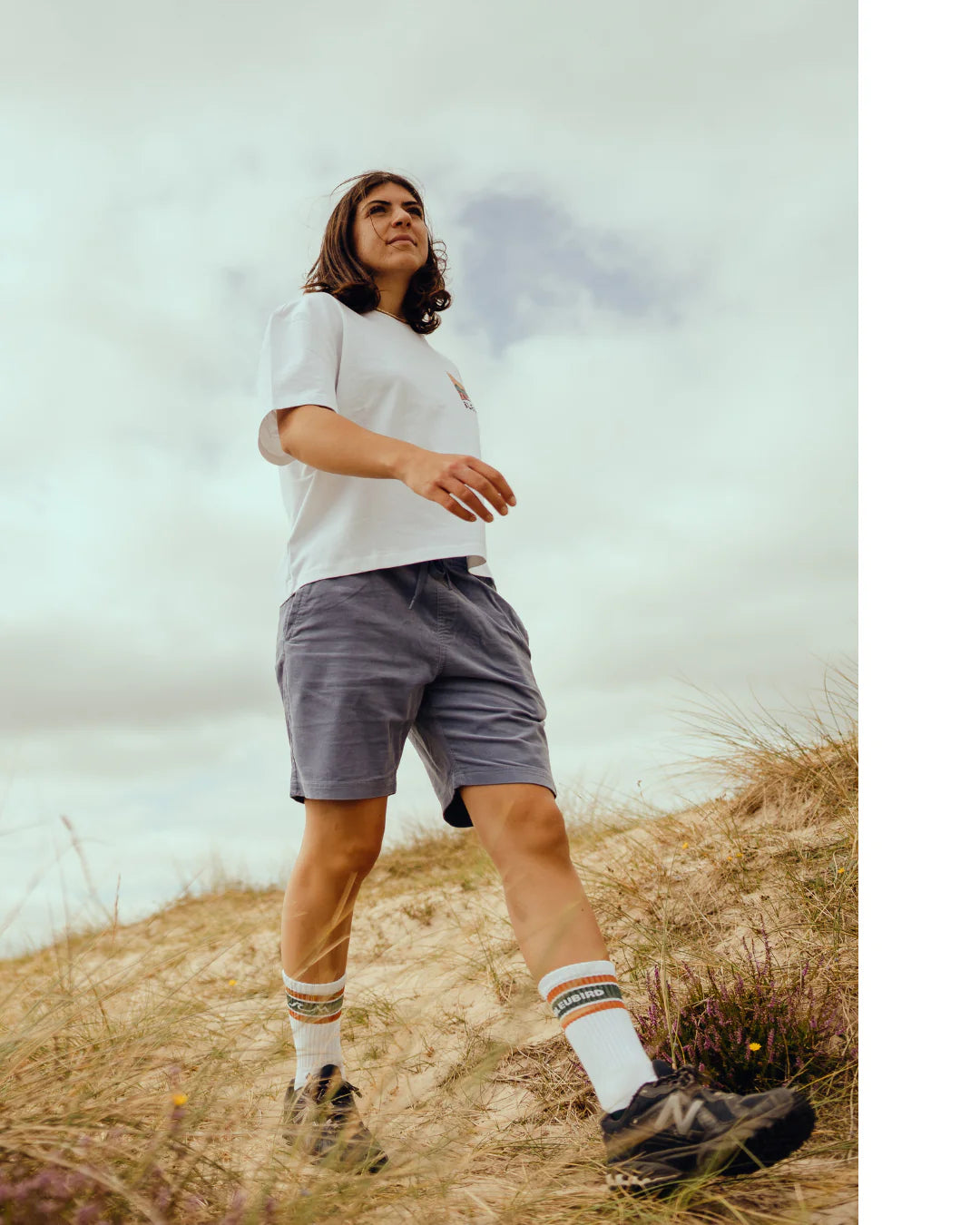Women's Road Out Cropped Tee | Bleubird | Portwest - The Outdoor Shop