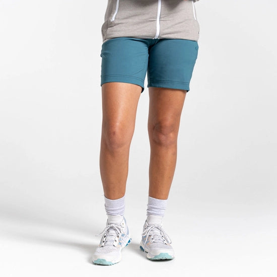 Craghoppers Kiwi Pro Pantaloncini Da Escursionismo Donna - Tascabile Con Cerniera - Tessuto Tecnico Shorts Trekking Donna