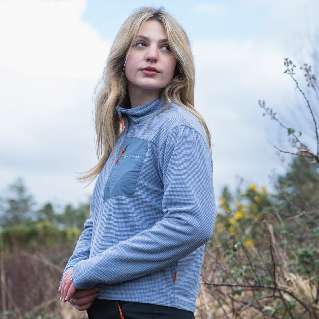 Portwest Carrowteige Women’s Grid Microfleece Quarter-Zip | Portwest | Portwest - The Outdoor Shop