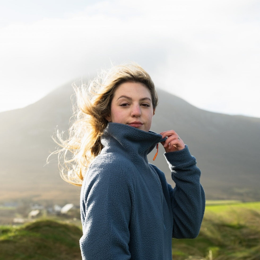 Portwest Croaghan Women’s Short-Length Sherpa Quarter-Zip Fleece | Portwest | Portwest - The Outdoor Shop