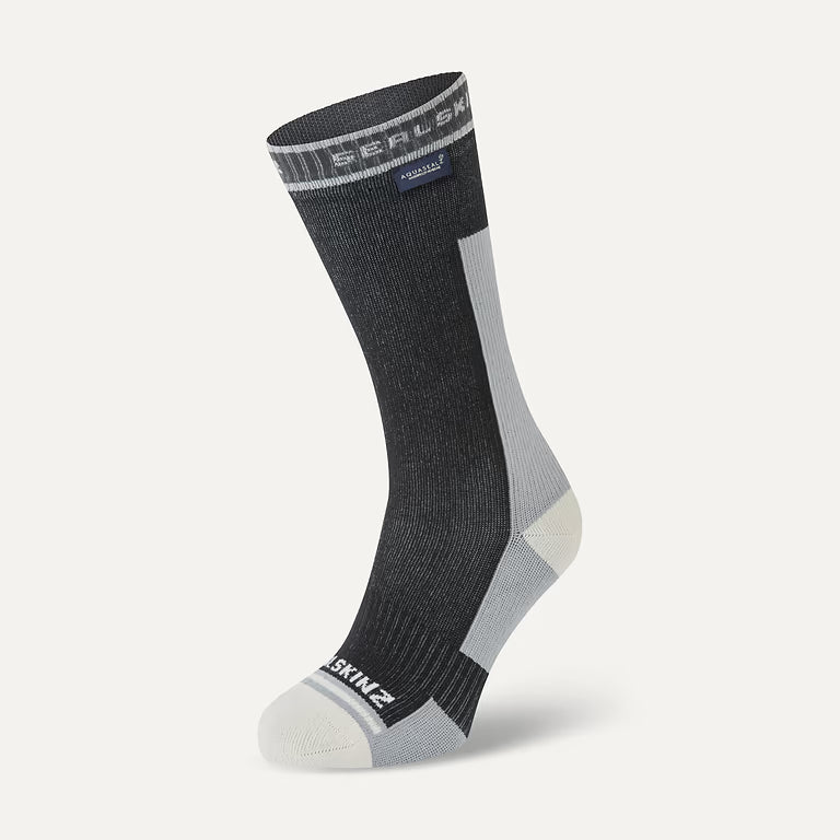 Sealskinz Holverstone-M Unisex Waterproof Mid-Length Running Socks