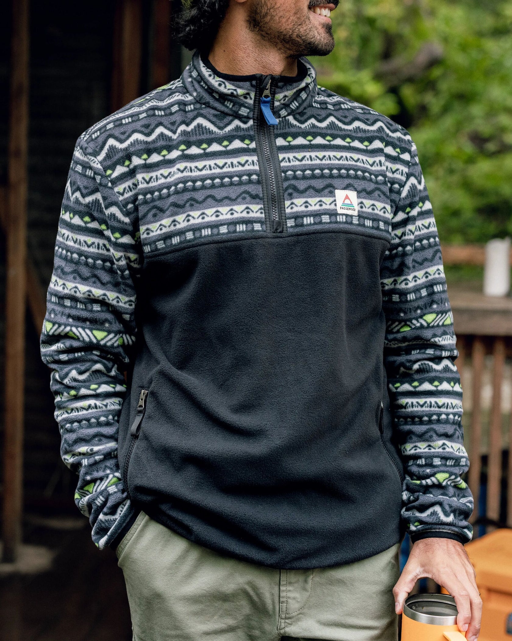 Set Off Recycled Polar 1/4 Zip Fleece | Passenger | Portwest - The Outdoor Shop