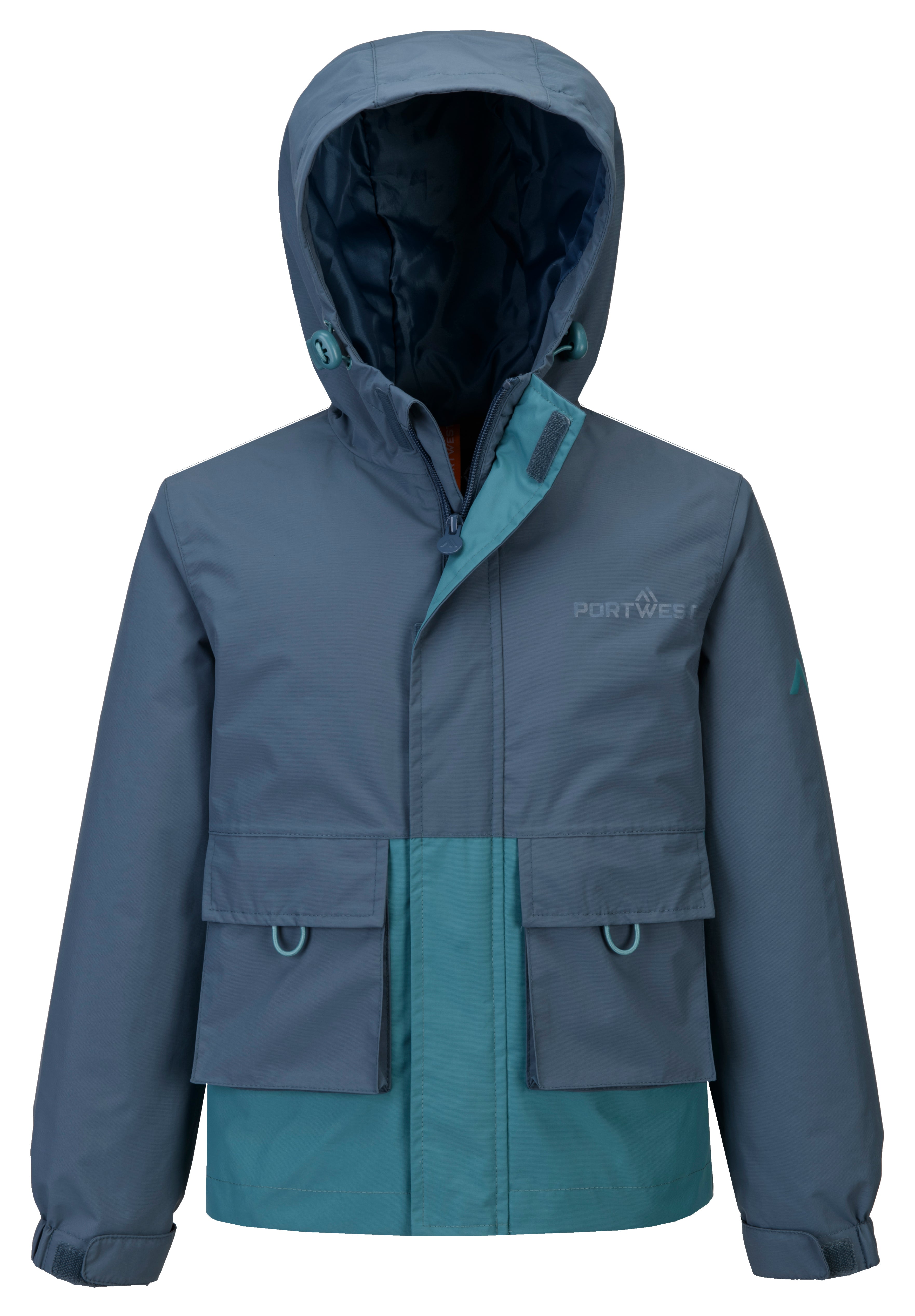 Portwest Kid's Delphi Fleece Lined Rain Jacket | Portwest | Portwest - The Outdoor Shop