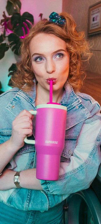 Rio 950ml Insulated Tumbler with Telescopic Straw | Kambukka | Portwest - The Outdoor Shop