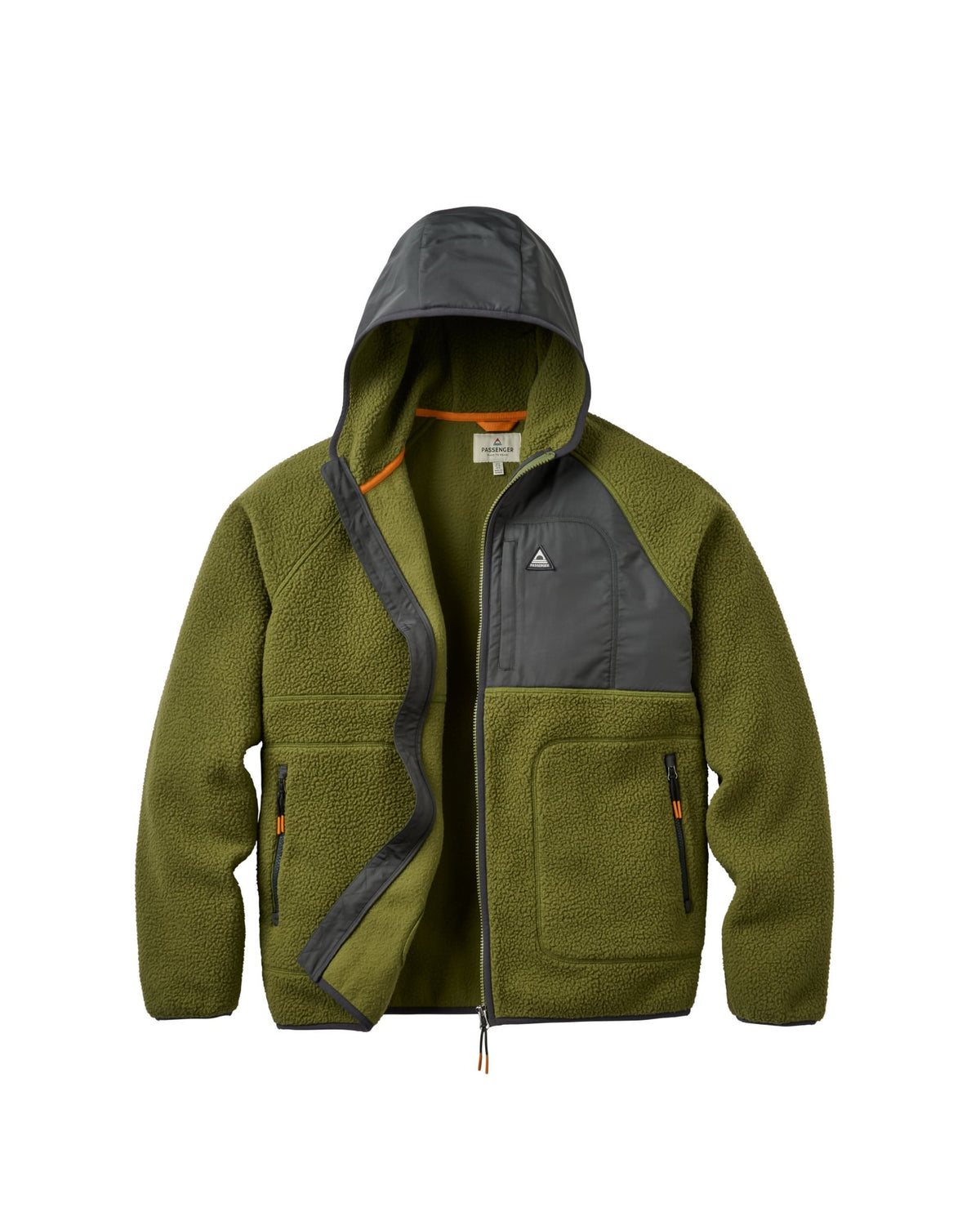 Passenger Offgrid Recycled Fleece Hooded Sherpa Fleece