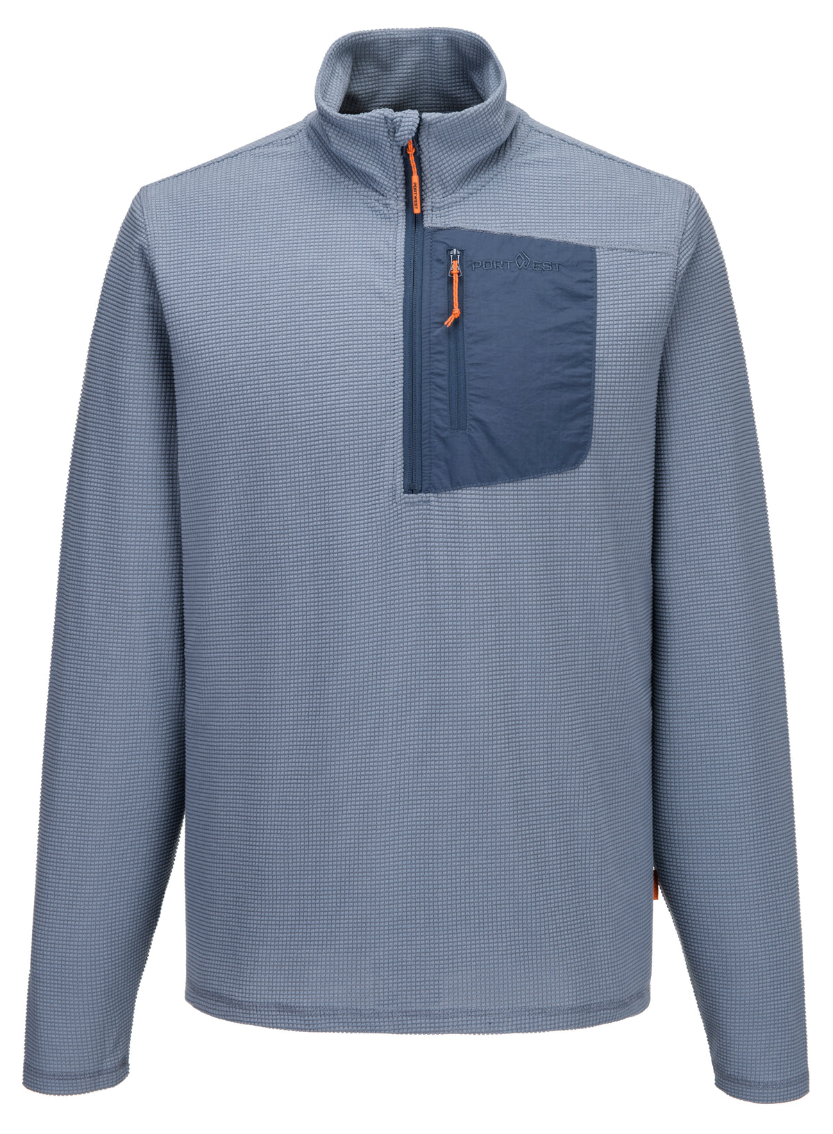 Portwest Caher Men’s Grid Microfleece Quarter-Zip | Portwest | Portwest - The Outdoor Shop
