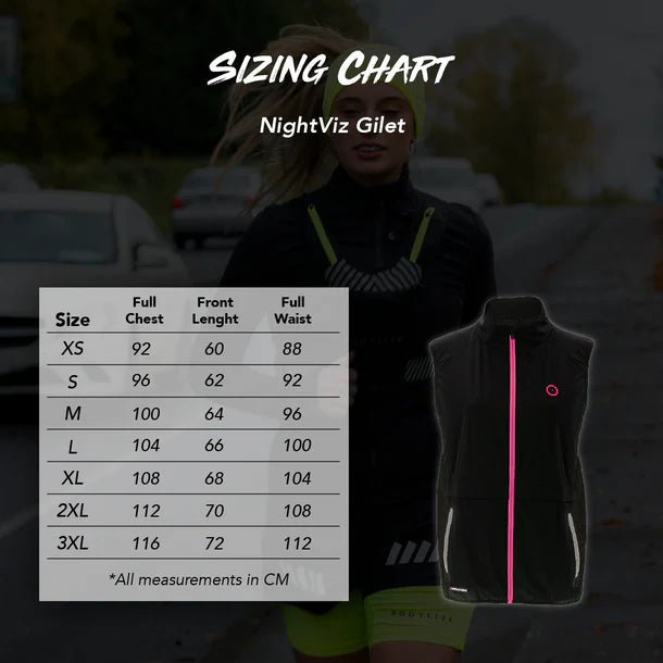 NightViz Reflective Gilet (XL) | BODYLITE | Portwest - The Outdoor Shop