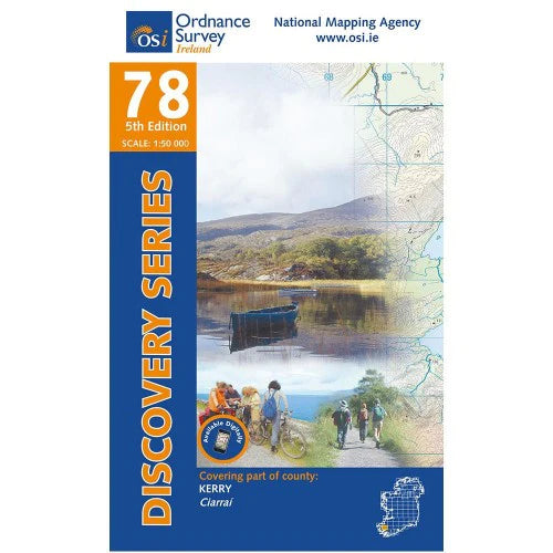 OSI Discovery Map 78 - Laminated (Part of Kerry)(1:50,000) | DJSMITH MAPS | Portwest - The Outdoor Shop