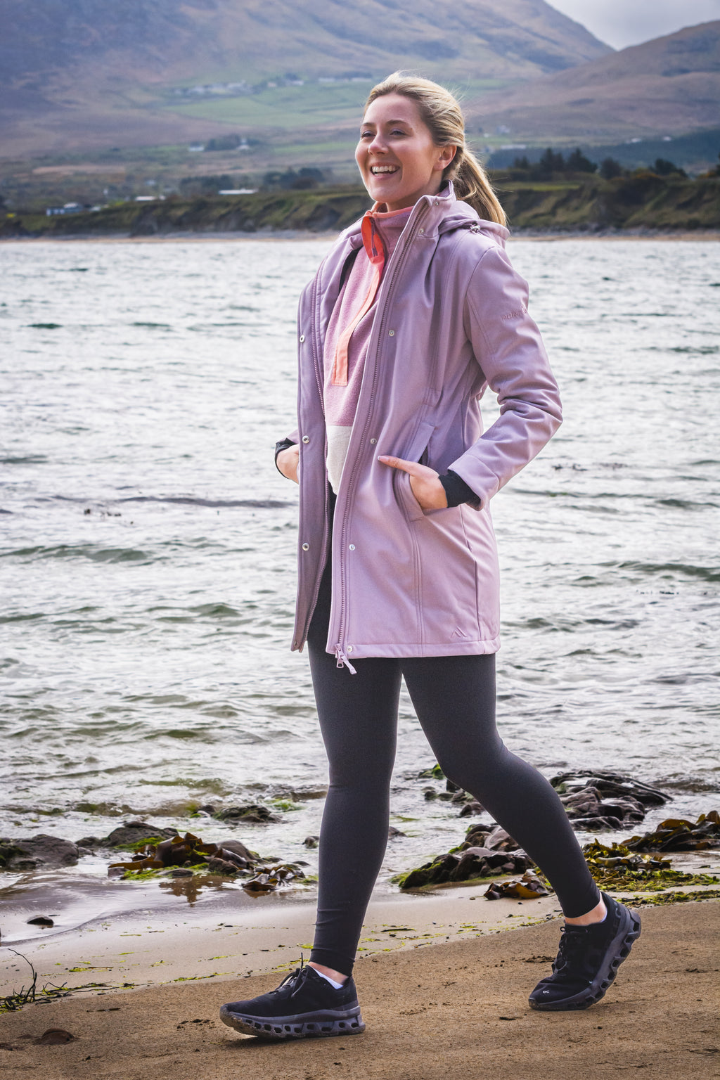 Veste Softshell Femme Portwest Carla - Imperméable, Extra Longue, Capuche Réglable - Taille 3 L - 10