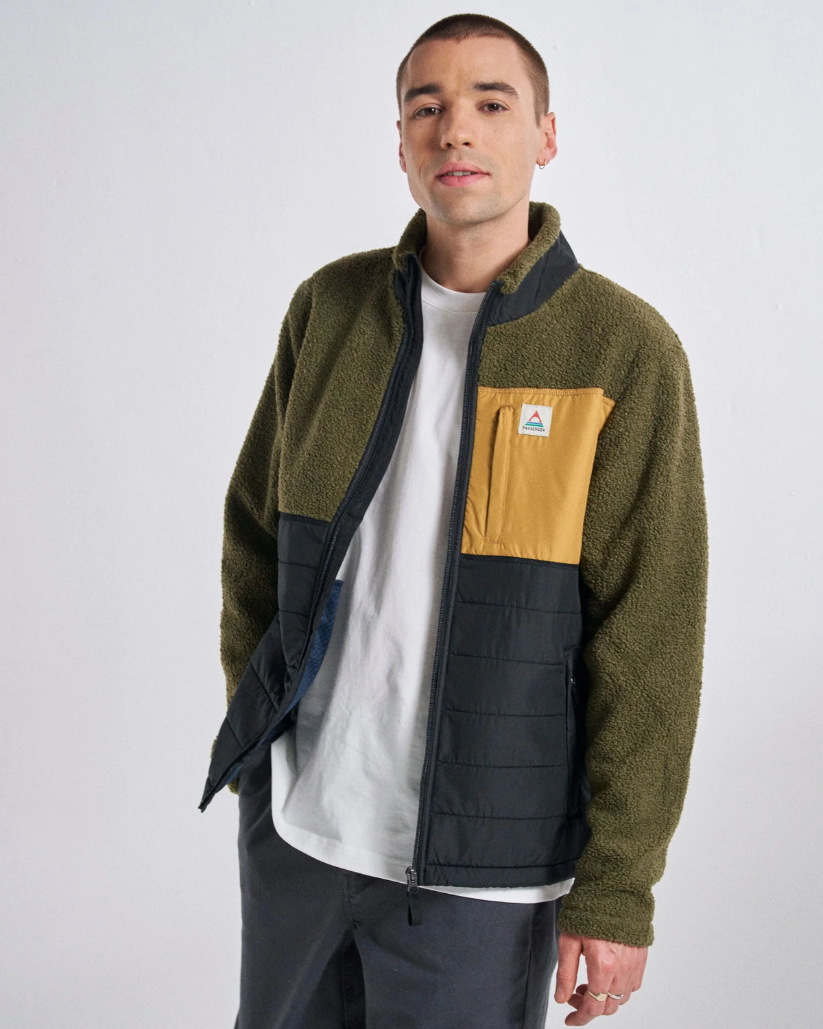 Passenger Men's Born Explorer Polar-Lined Sherpa Fleece