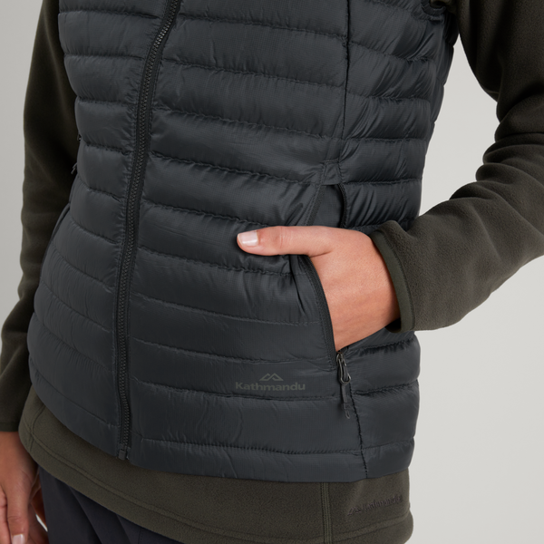 Kathmandu Women s Heli R Down Vest Portwest The Outdoor Shop