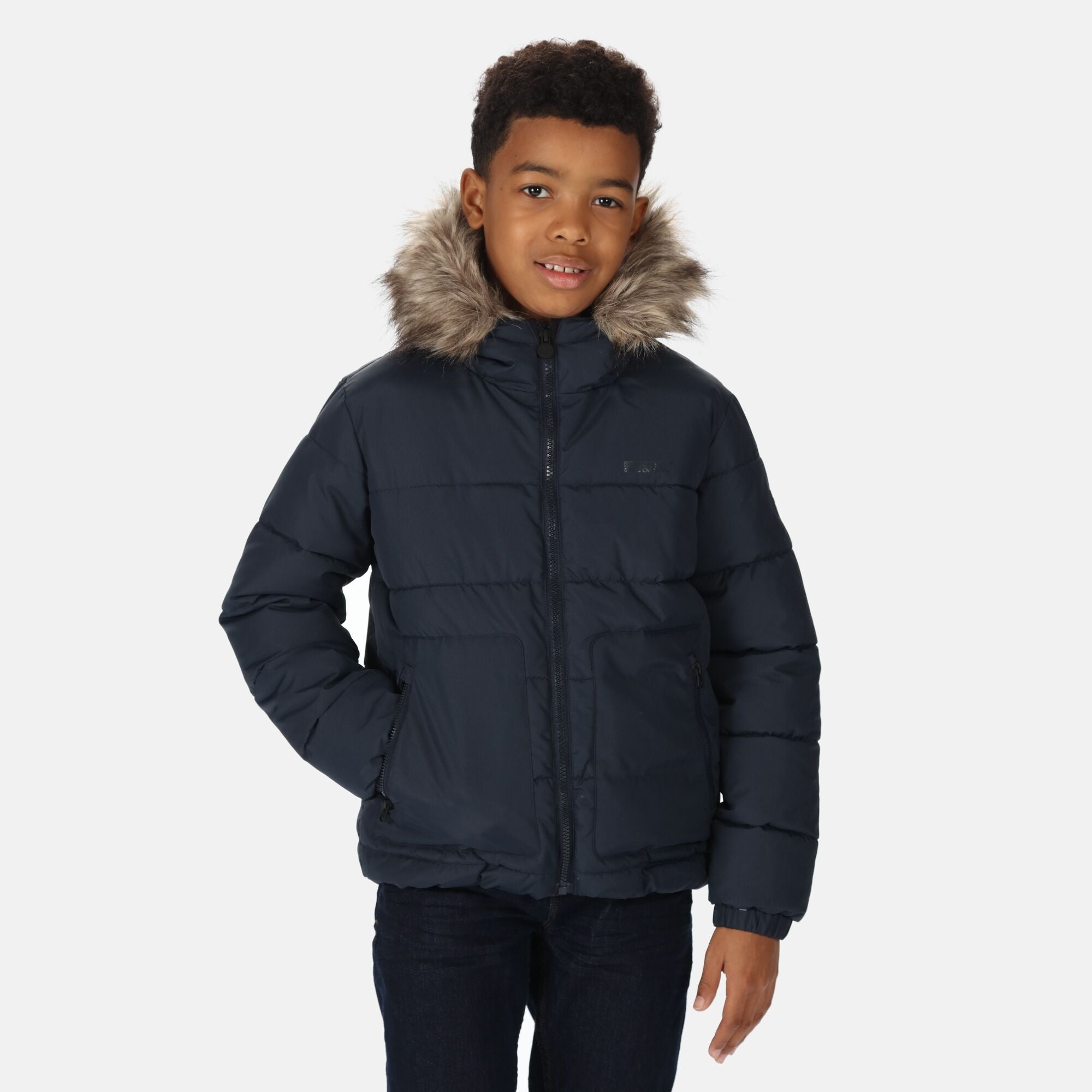 Regatta Kids' Parkes Fur Trim Parka | Regatta | Portwest - The Outdoor Shop