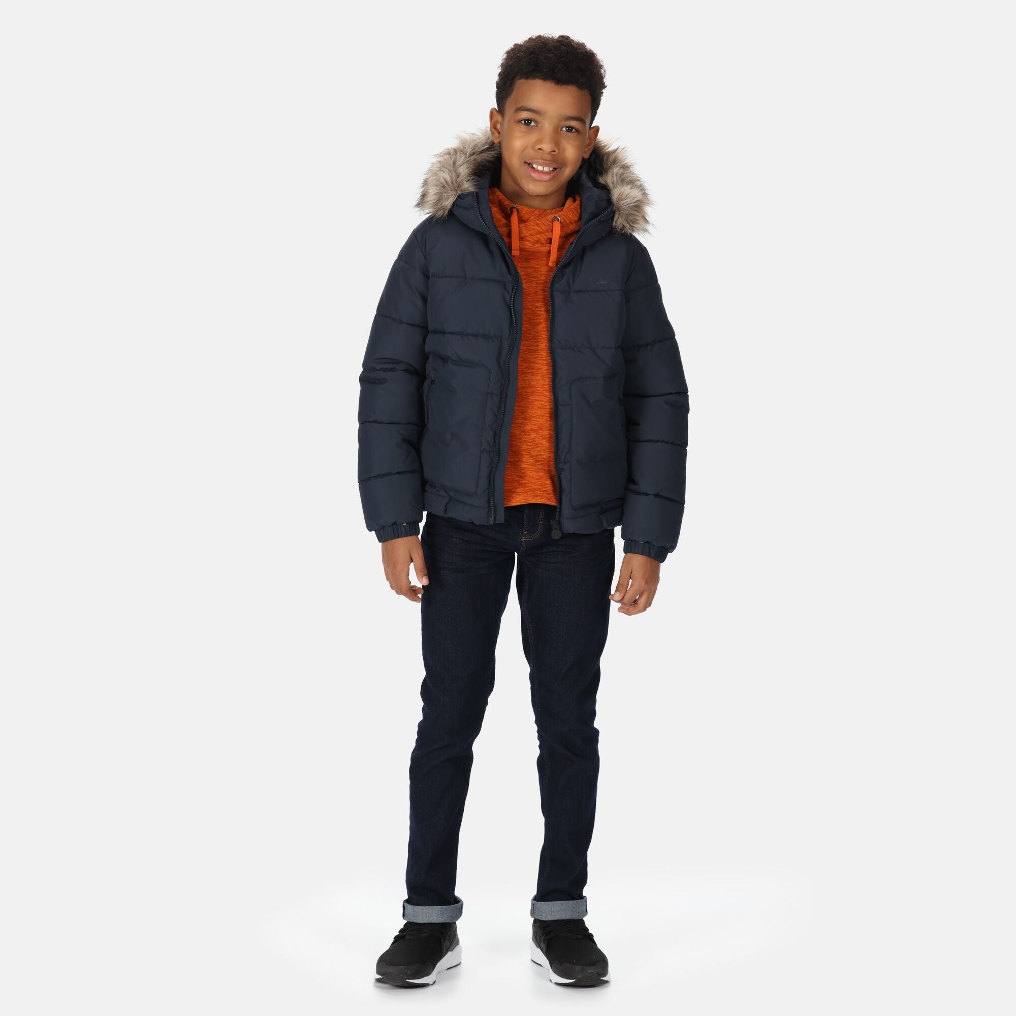 Regatta Kids Parkes Fur Trim Parka Portwest The Outdoor Shop