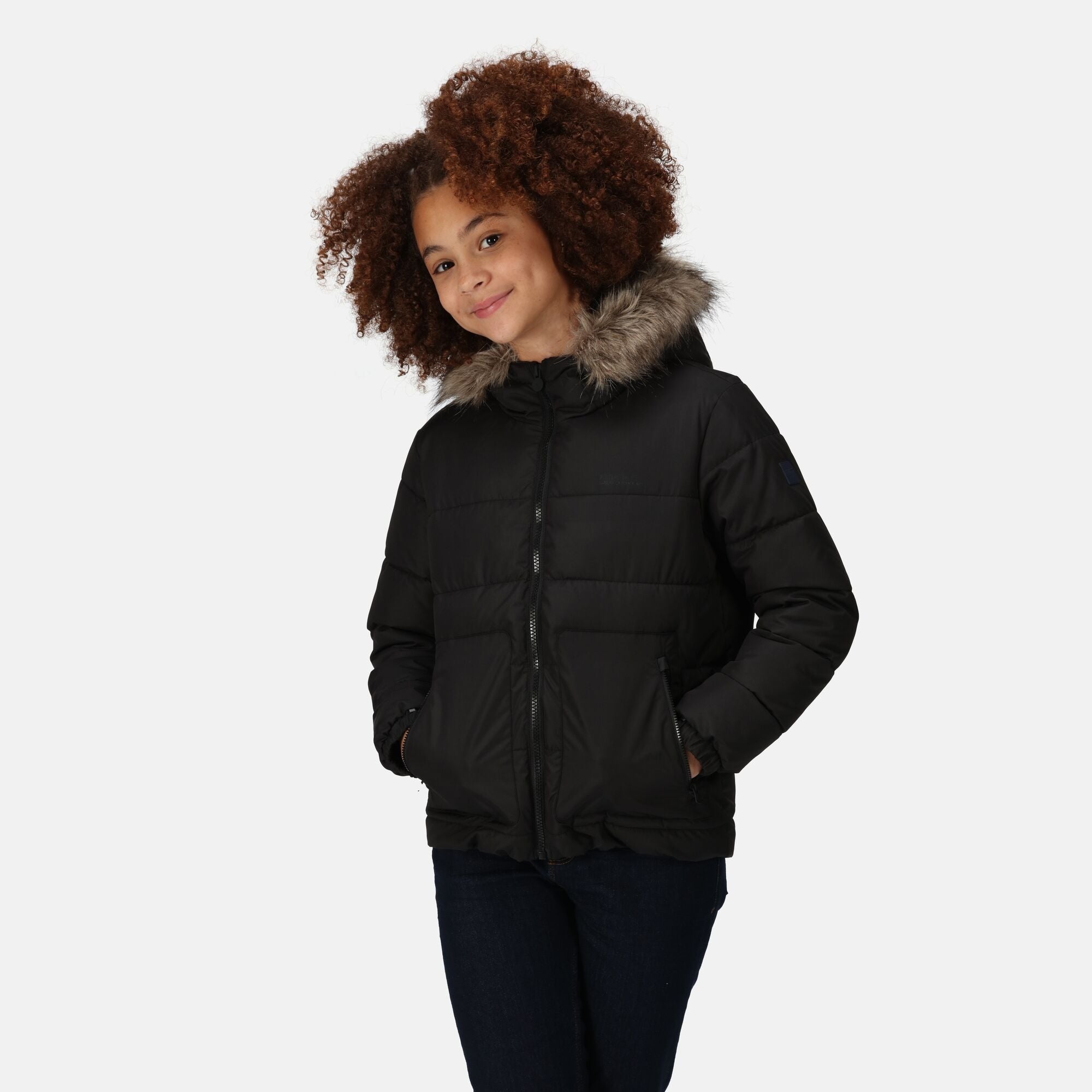 Regatta Kids' Parkes Fur Trim Parka | Regatta | Portwest - The Outdoor Shop