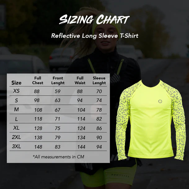 Neon Reflective Long Sleeve Top (S)