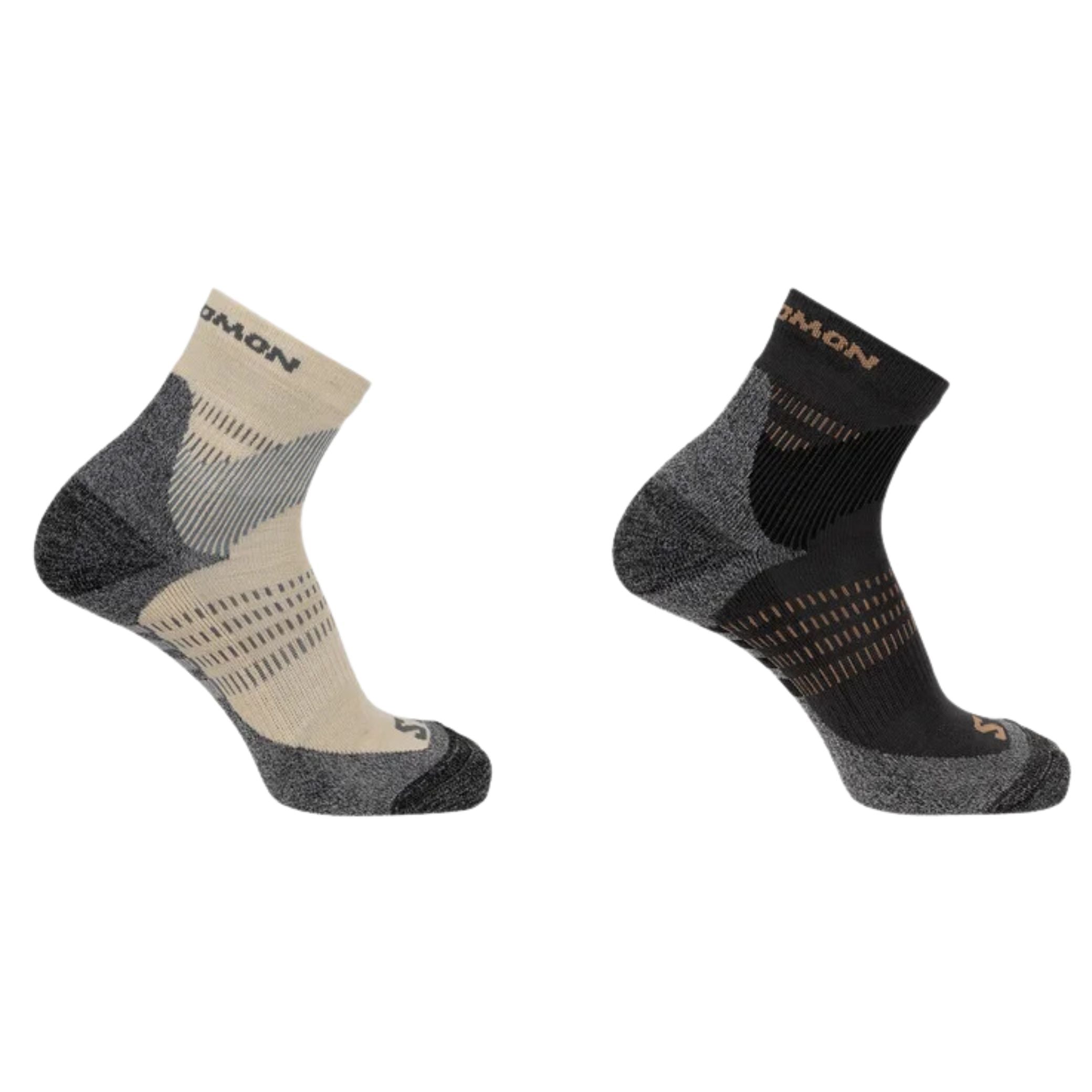 Salomon Unisex X Ultra Access Quarter Socks 2 Pack | SALOMON | Portwest - The Outdoor Shop