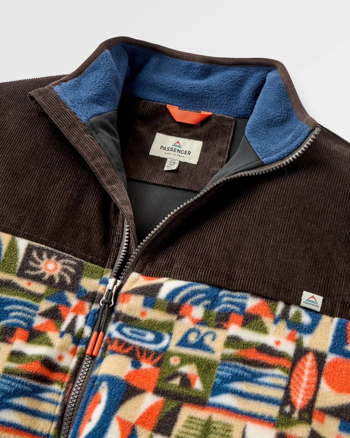 Passenger Men's Set Off Corduroy Fleece