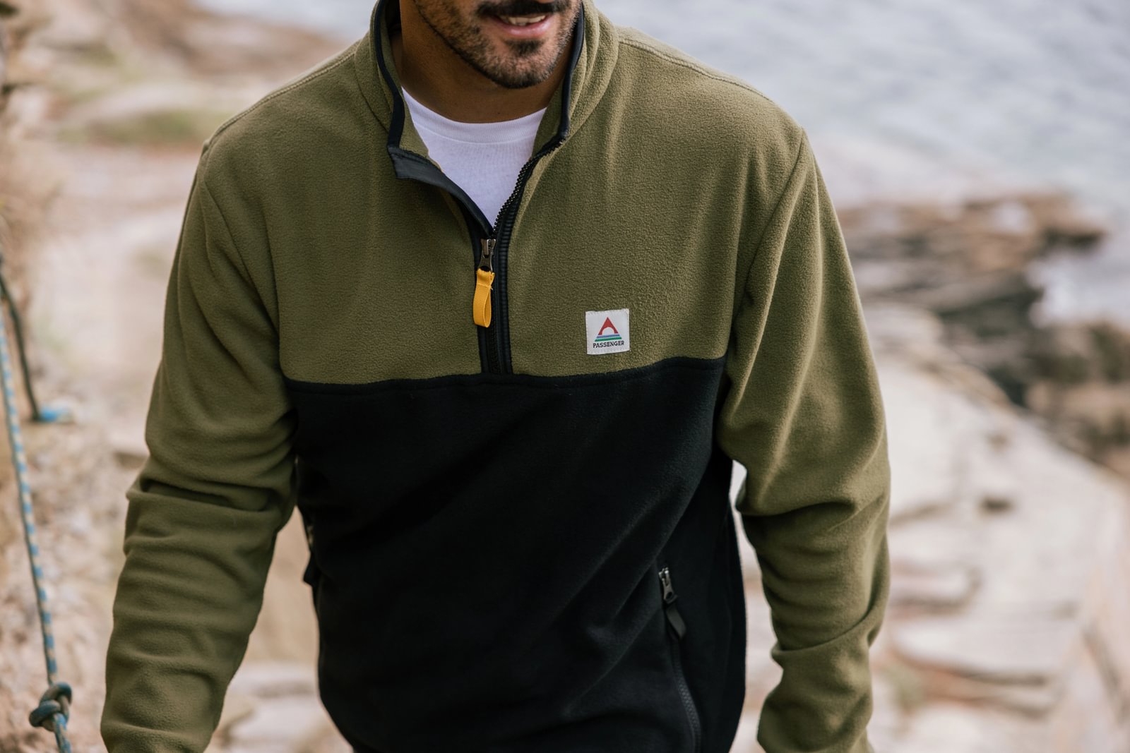 Passenger Set Off Recycled Polar 1/4 Zip Fleece | Passenger | Portwest - The Outdoor Shop