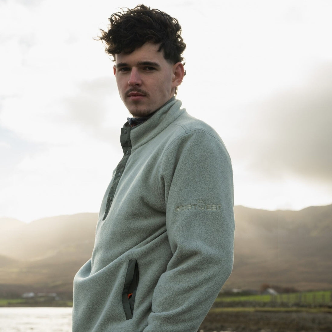 Portwest Ticknock Men’s Polar Fleece Quarter-Zip | Portwest | Portwest - The Outdoor Shop