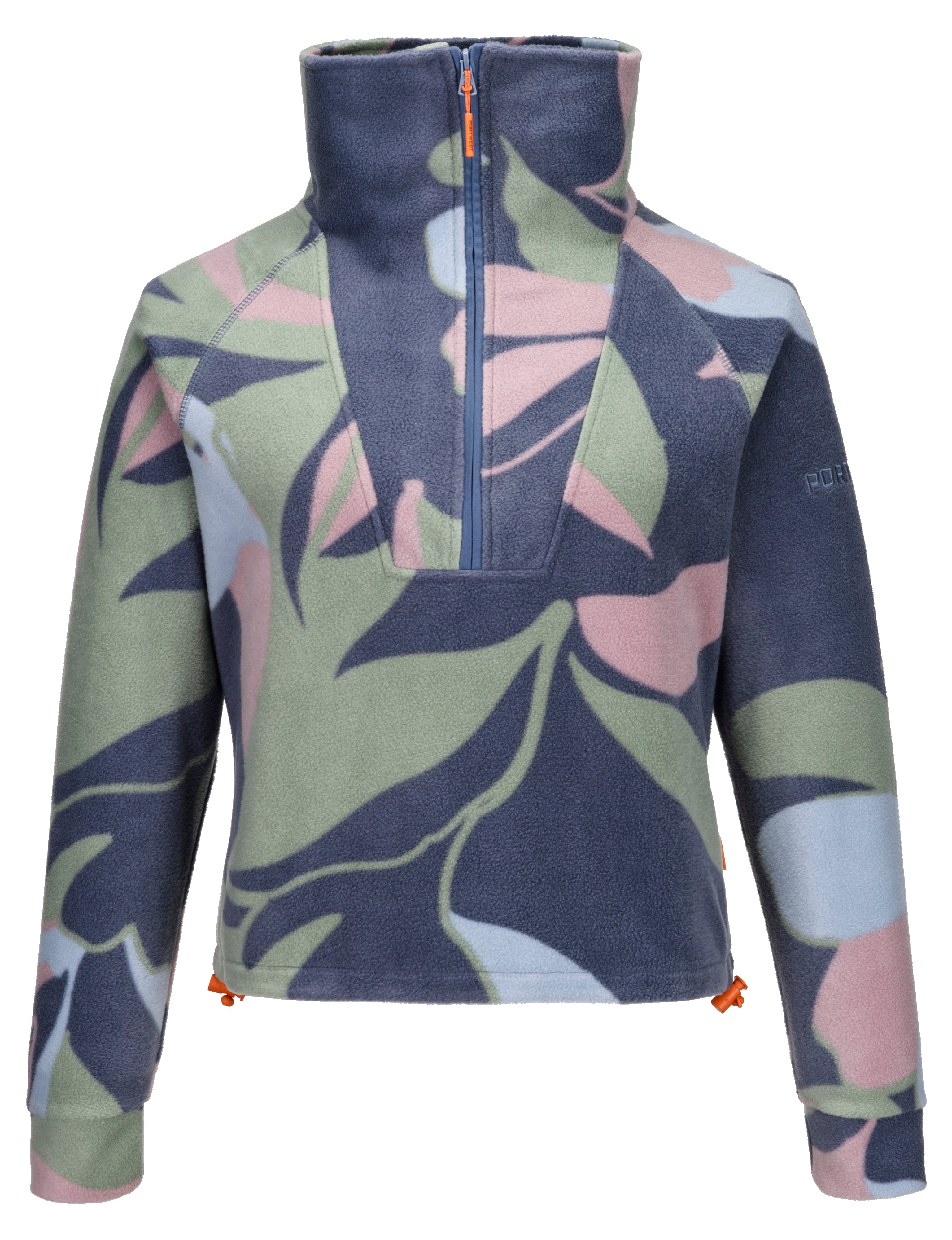 Portwest Croaghan AOP Women’s Cropped Polar Fleece Quarter-Zip | CHARLES HUGHES | Portwest - The Outdoor Shop